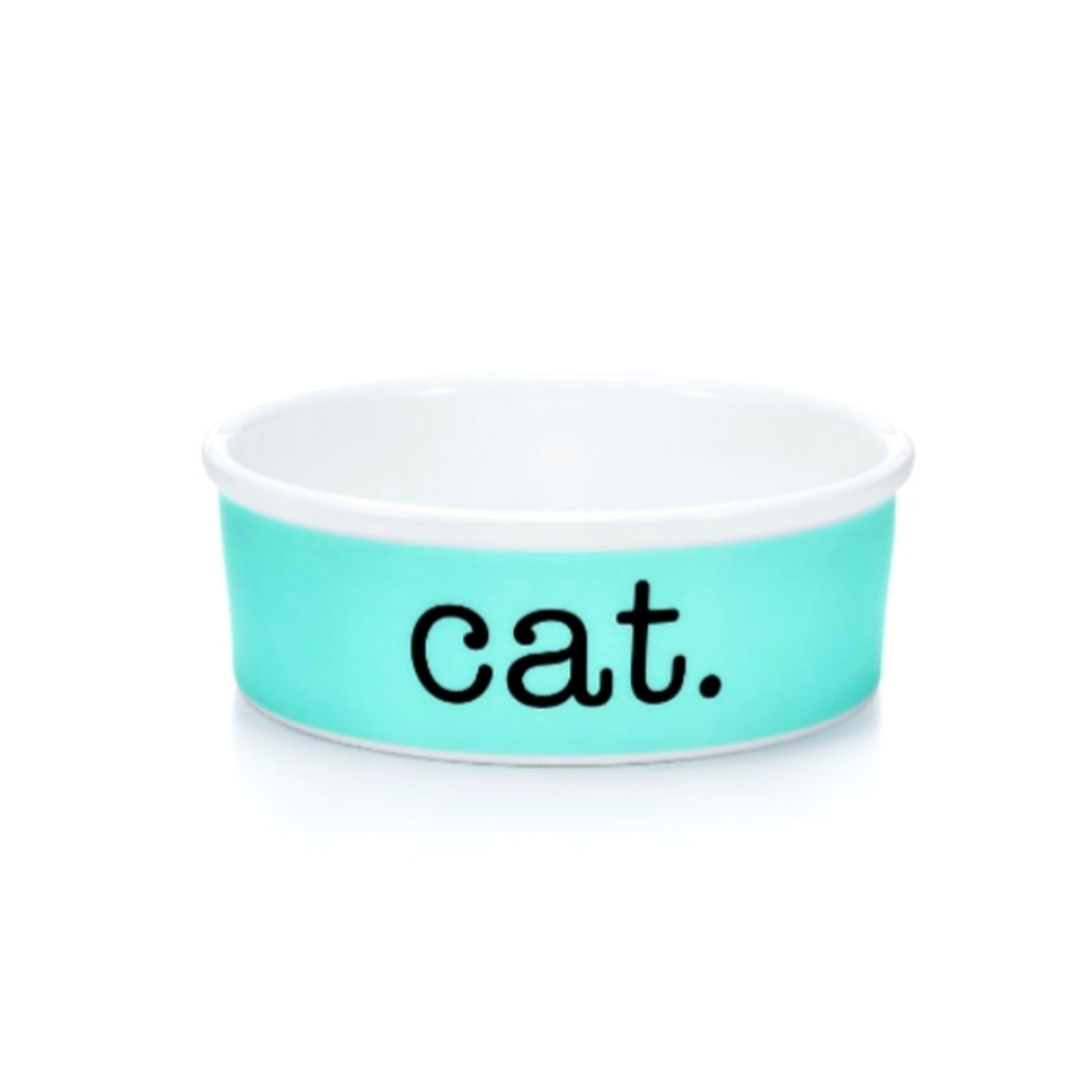 Authentic Tiffany&Co cat bowl in bone china